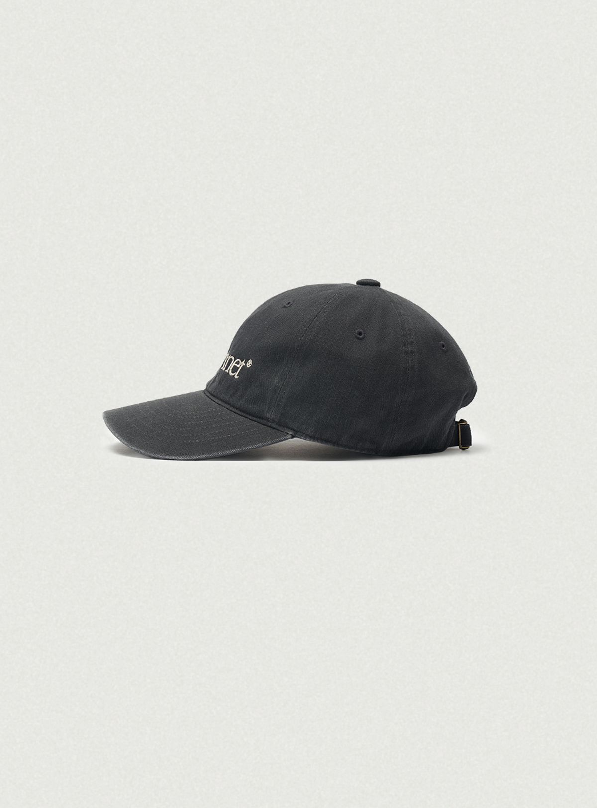더바넷(THEBARNNET) Logo Ball Cap_Charcoal
