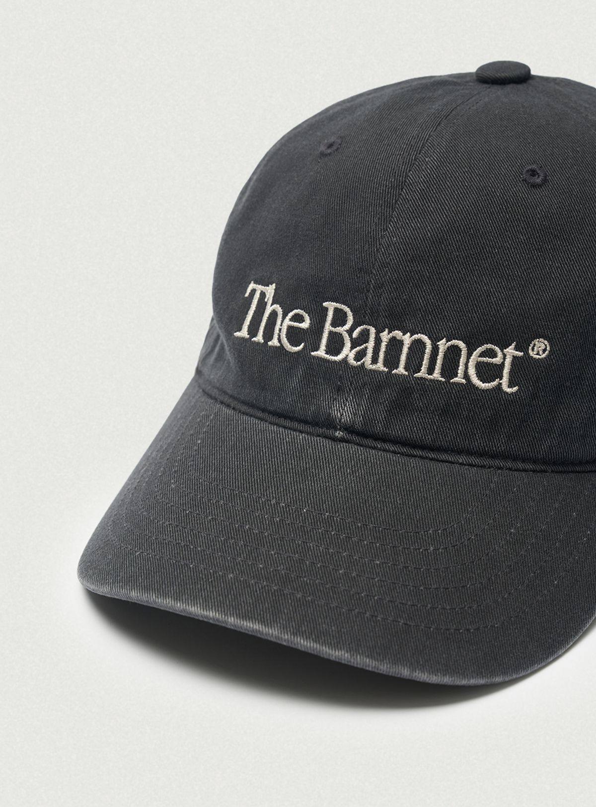 더바넷(THEBARNNET) Logo Ball Cap_Charcoal