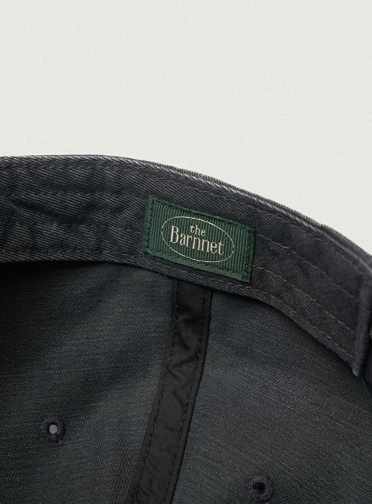 더바넷(THEBARNNET) Logo Ball Cap_Charcoal