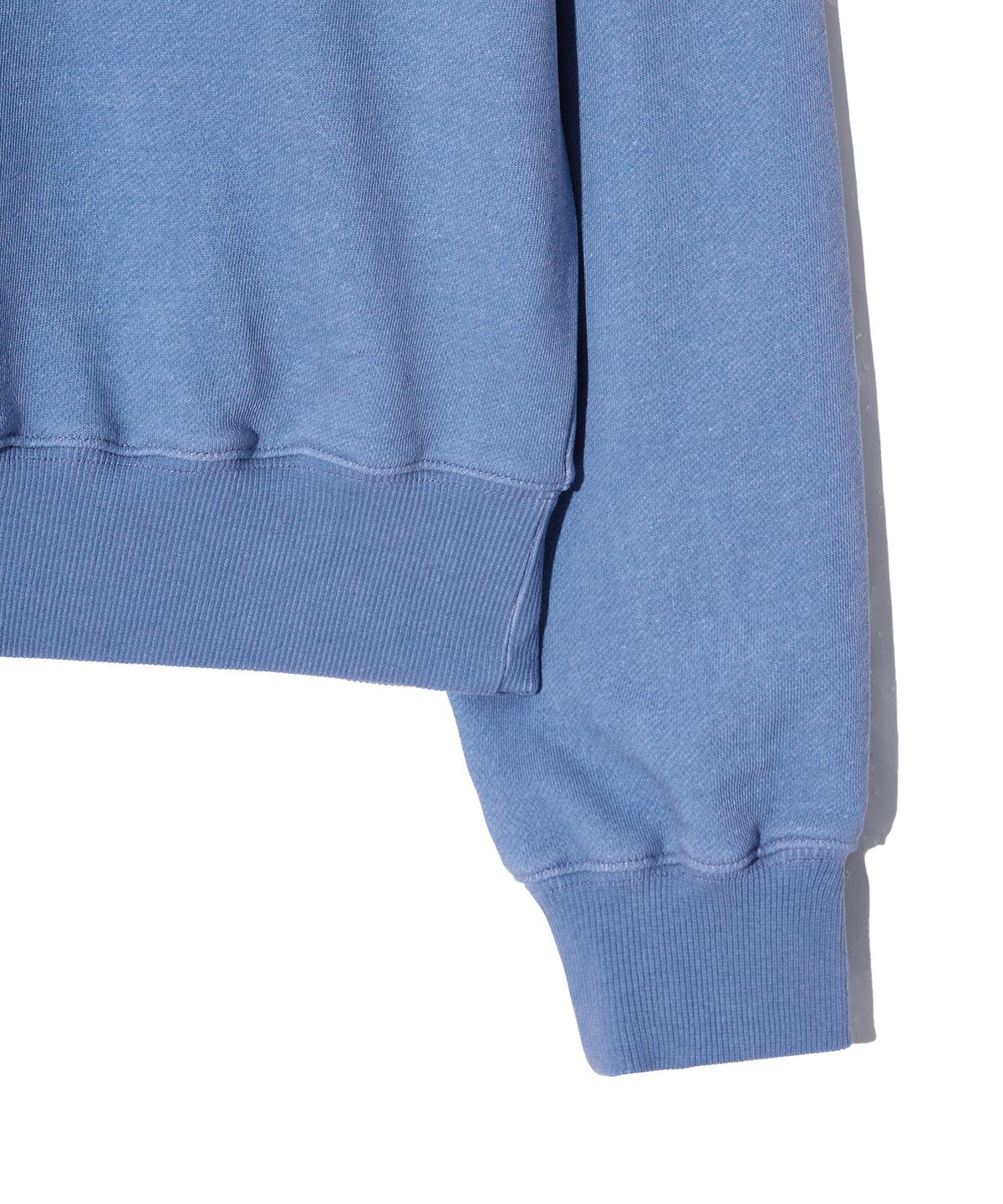 더 새터데이 이브닝 포스트(THE SATURDAY EVENING POST) Flower Cross-Stitch Graphic Sweat shirt_Light Blue