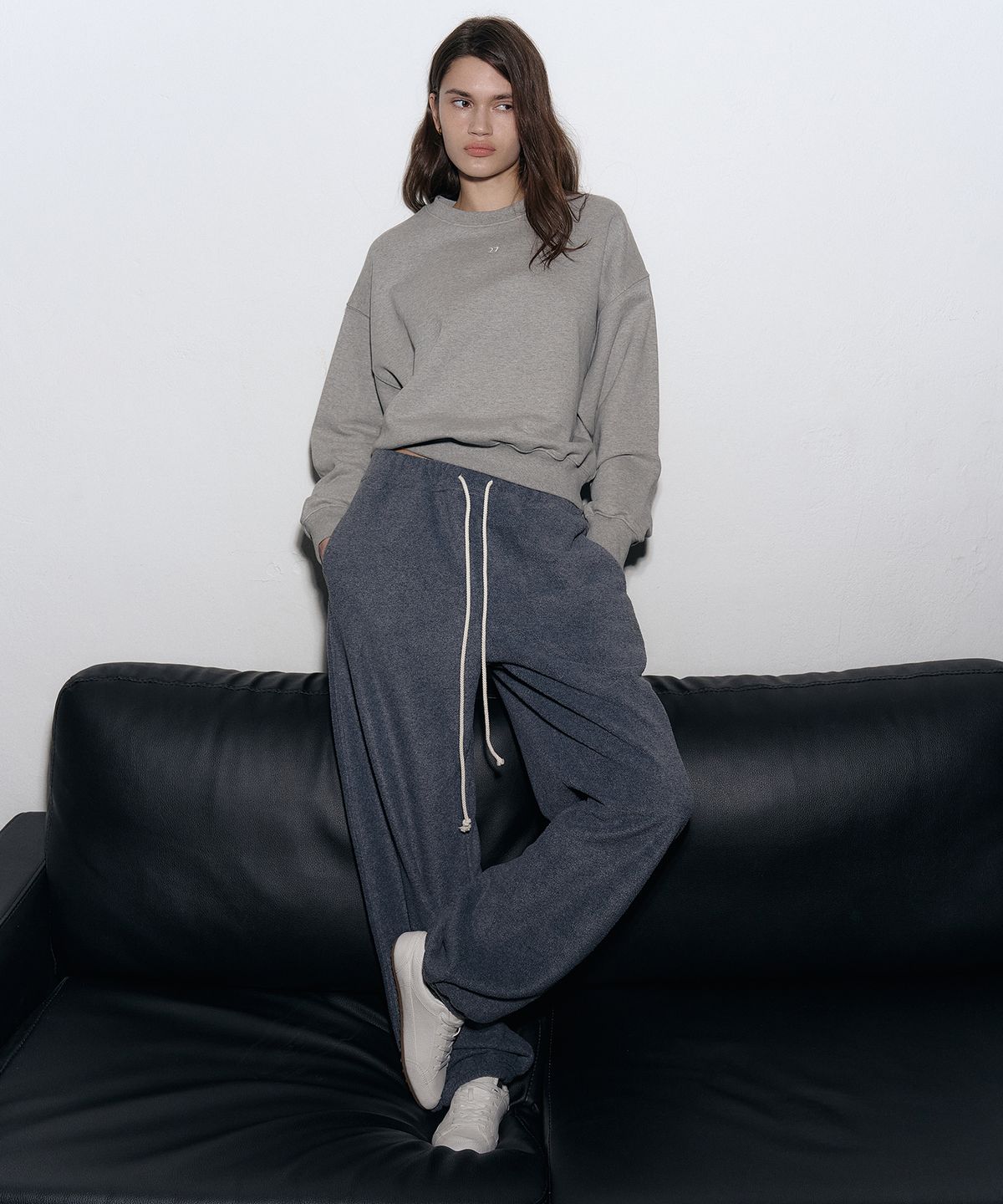 이십칠와이(27Y) 후리스 포켓 조거 팬츠 (차콜)