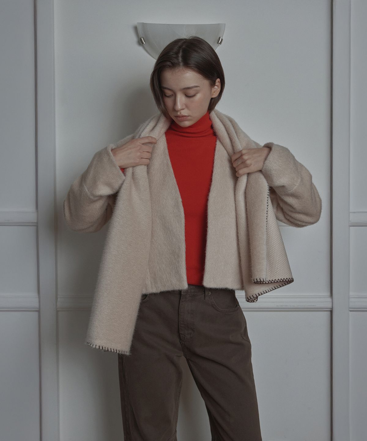 포에트서울(POETSEOUL) wool turtleneck knit_red