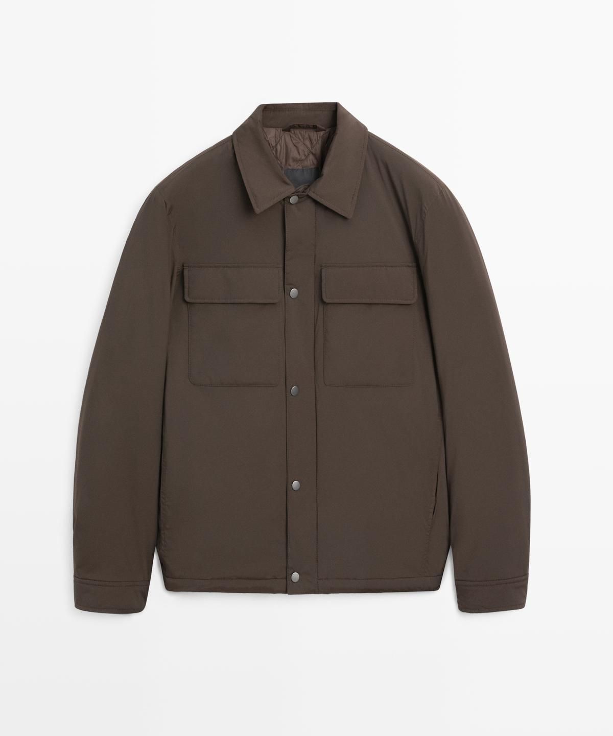 마시모두띠(MASSIMO DUTTI) 칼라 포켓 오버셔츠
