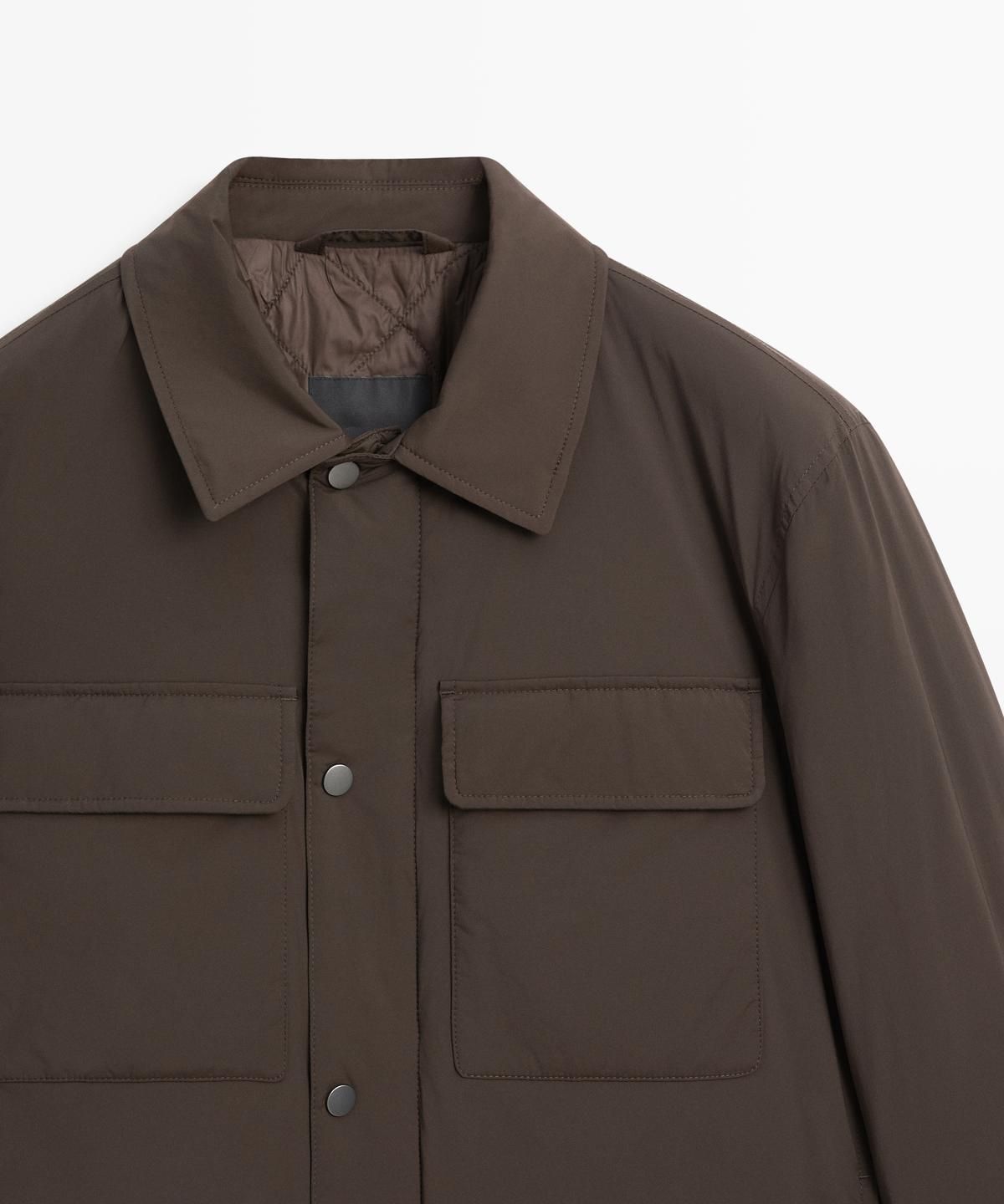 마시모두띠(MASSIMO DUTTI) 칼라 포켓 오버셔츠