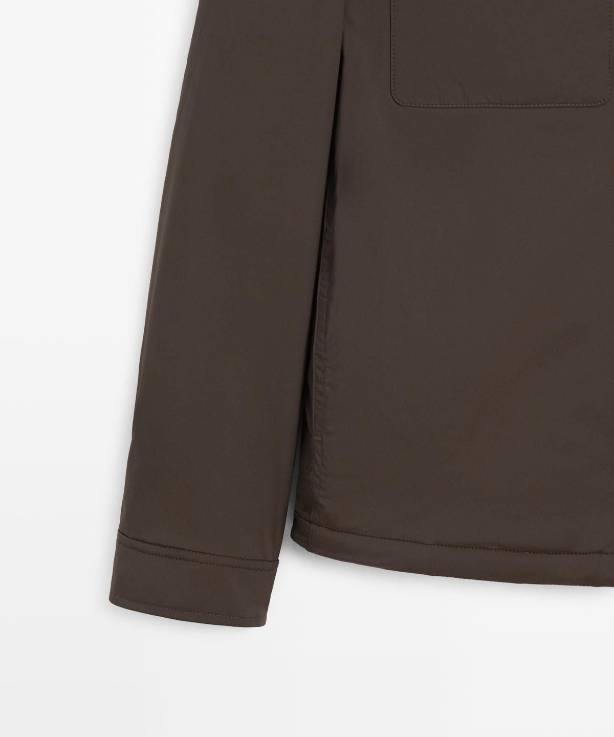 마시모두띠(MASSIMO DUTTI) 칼라 포켓 오버셔츠