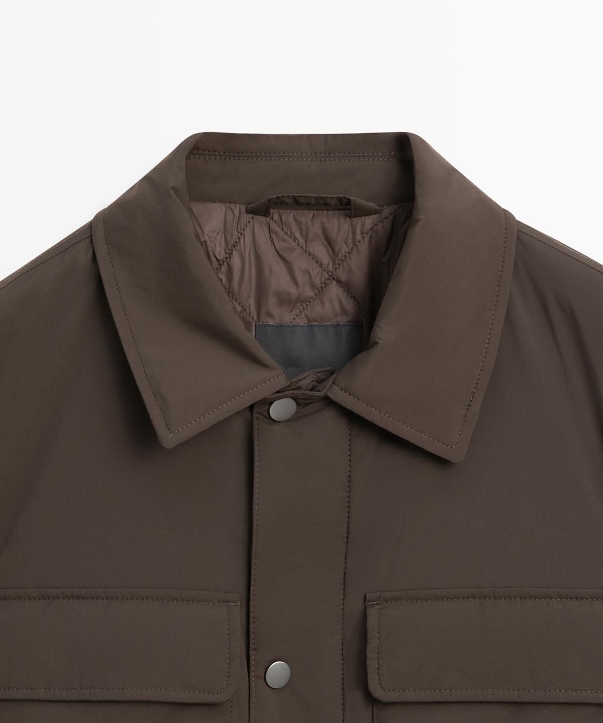 마시모두띠(MASSIMO DUTTI) 칼라 포켓 오버셔츠