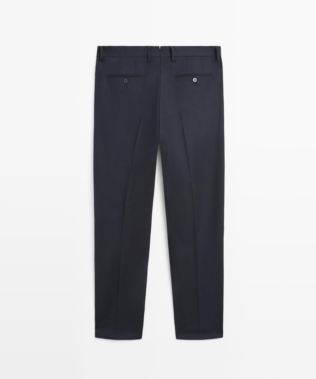 마시모두띠(MASSIMO DUTTI) 울 블렌드 수트 팬츠