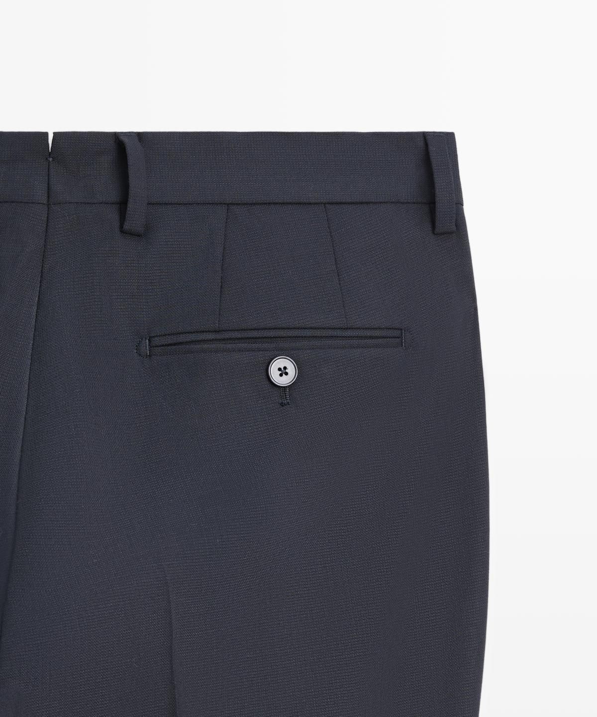 마시모두띠(MASSIMO DUTTI) 울 블렌드 수트 팬츠