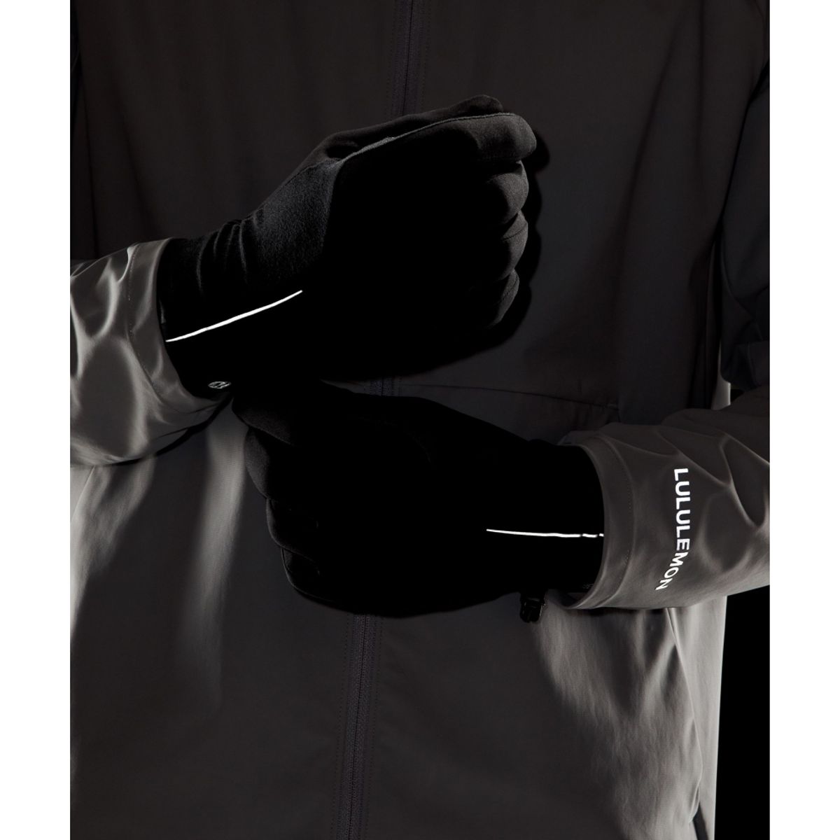 룰루레몬(LULULEMON) 멘즈 패스트 앤 프리 플리스 러닝 글러브  BLK