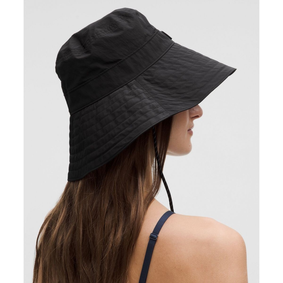 룰루레몬(LULULEMON) 우먼스 엑스트라 와이드 브림 선 햇  BLK