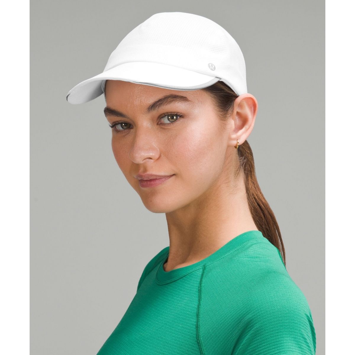 룰루레몬(LULULEMON) 패스트 앤 프리 러닝 햇 *WovenAir  WHT