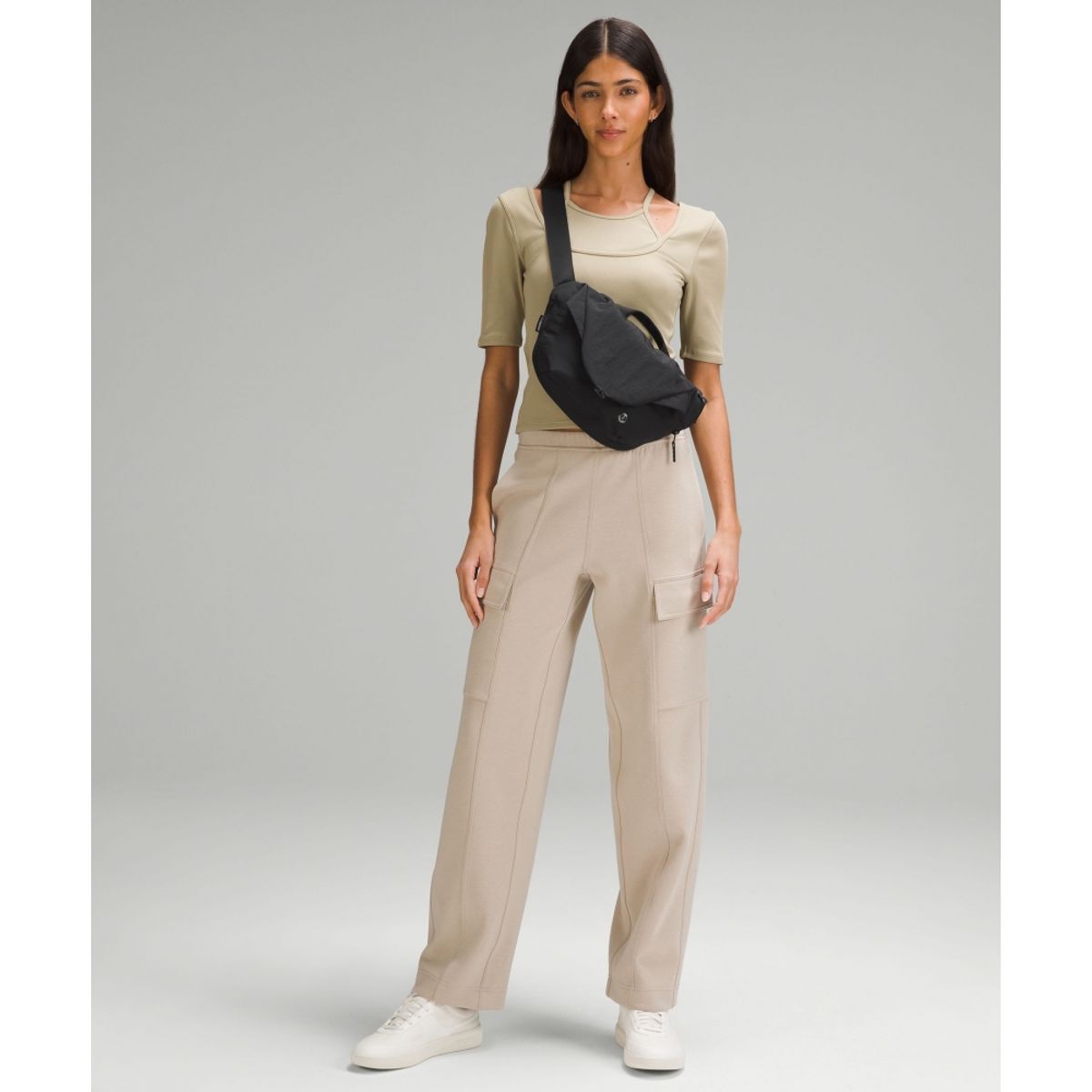 룰루레몬(LULULEMON) 커브드 크로스바디 백 3L  BLK
