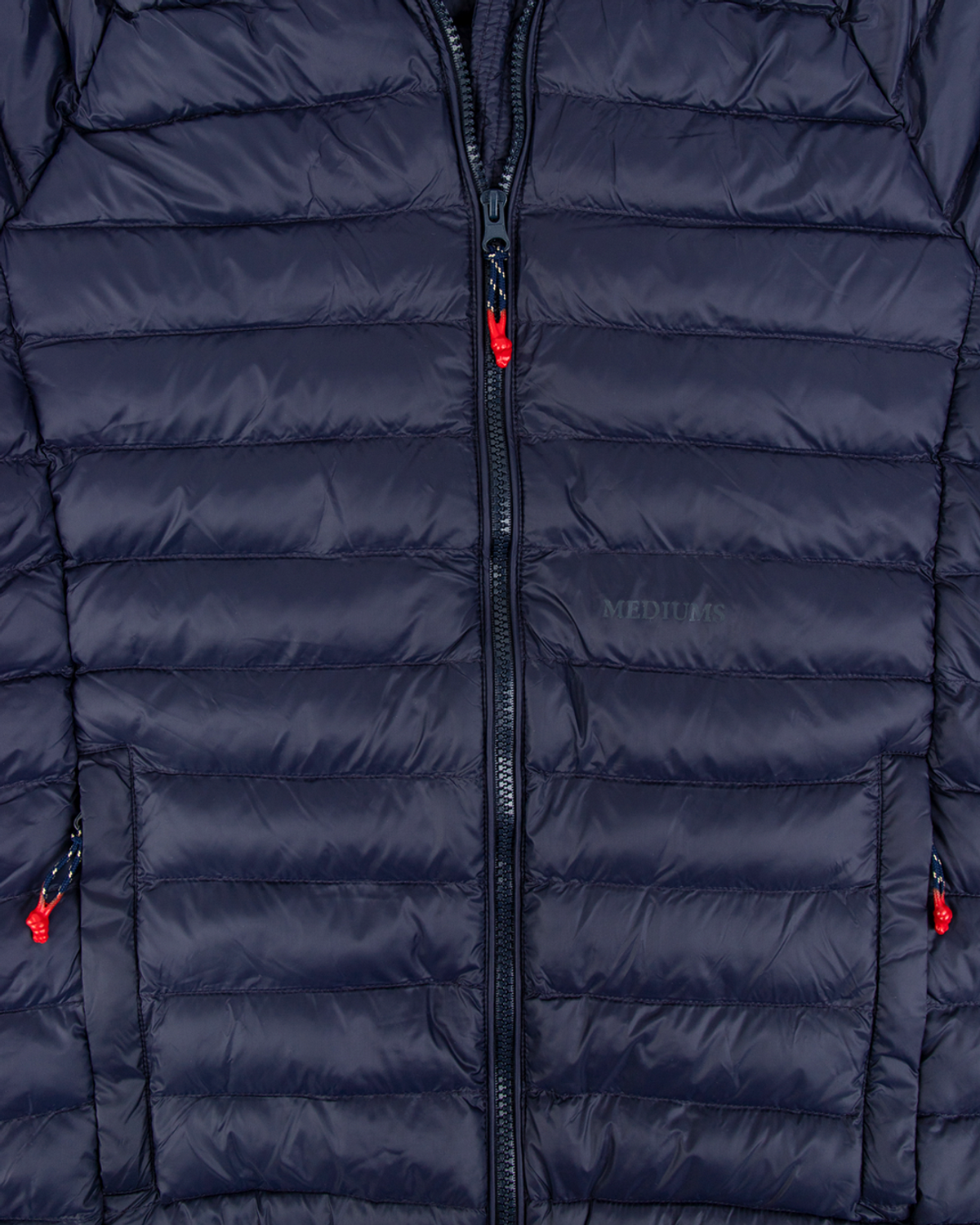 미디엄스(MEDIUMS) Lightweight Two-Way Puffer Jacket -Navy (투웨이 경량패딩)