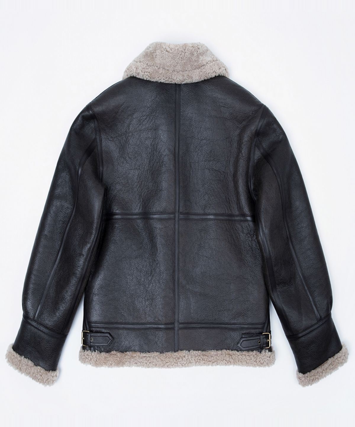 스트라이크(STRIKE) Helios Lambskin Shearling Jacket (DARK BROWN)