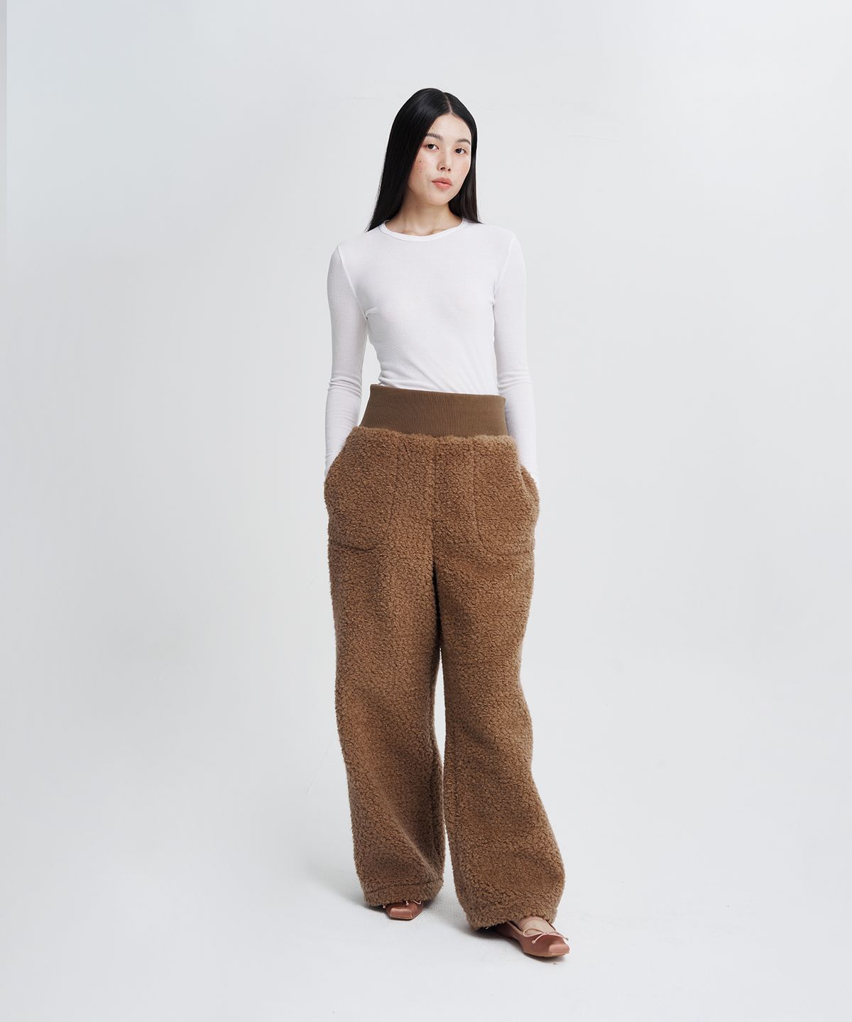 하이퍼글리프(HYPERGLYPH) 코지 시어링 팬츠