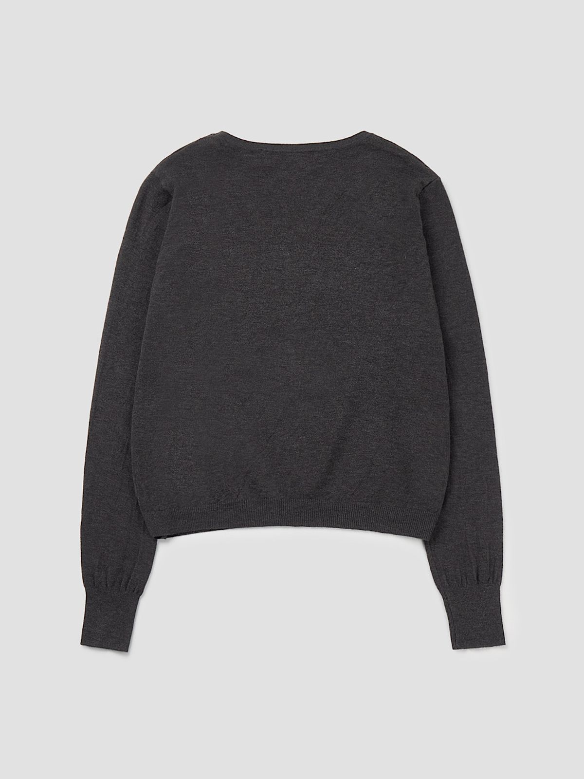 아포엠(APOEM) Scarf Tie Knit Cardigan (3C)