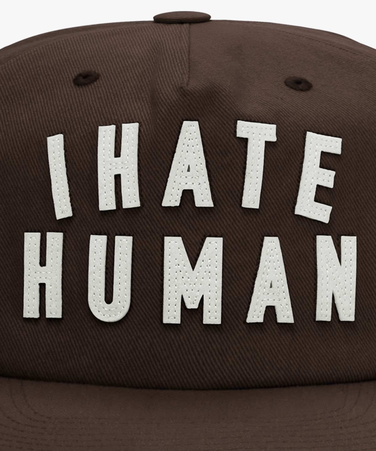 아라바그(ALAVAGUE) I HATE HUMAN 캡 - 브라운