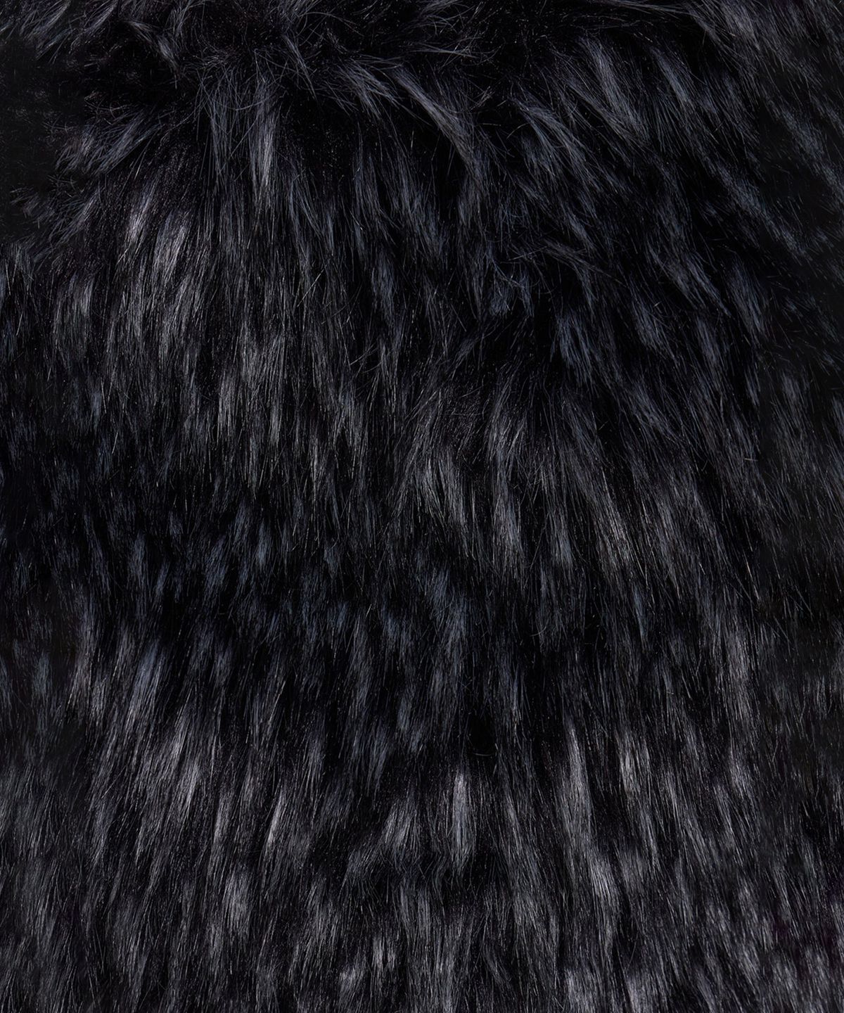 제이디드 런던(JADED LONDON) (W) 롱슬리브 니트 포 퍼 슈러그 블랙 LONGSLEEVE KNIT FAUX FUR SHRUG BLACK