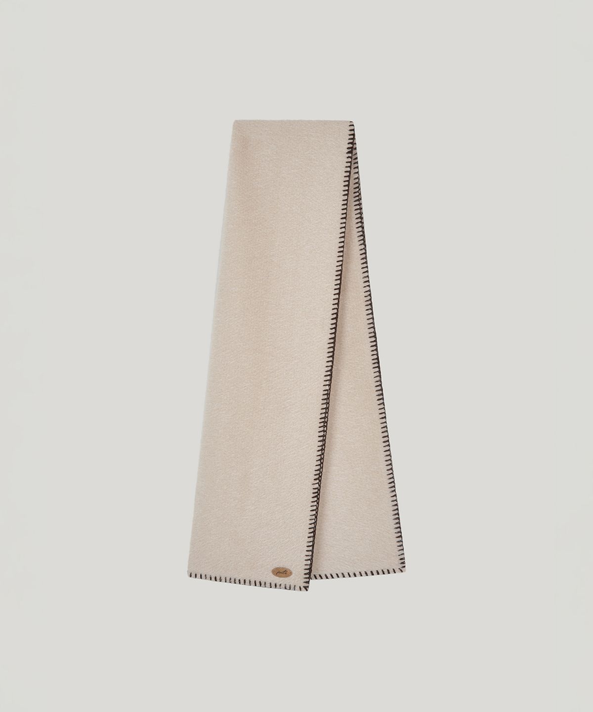 포에트서울(POETSEOUL) button hole stitch muffler_cream