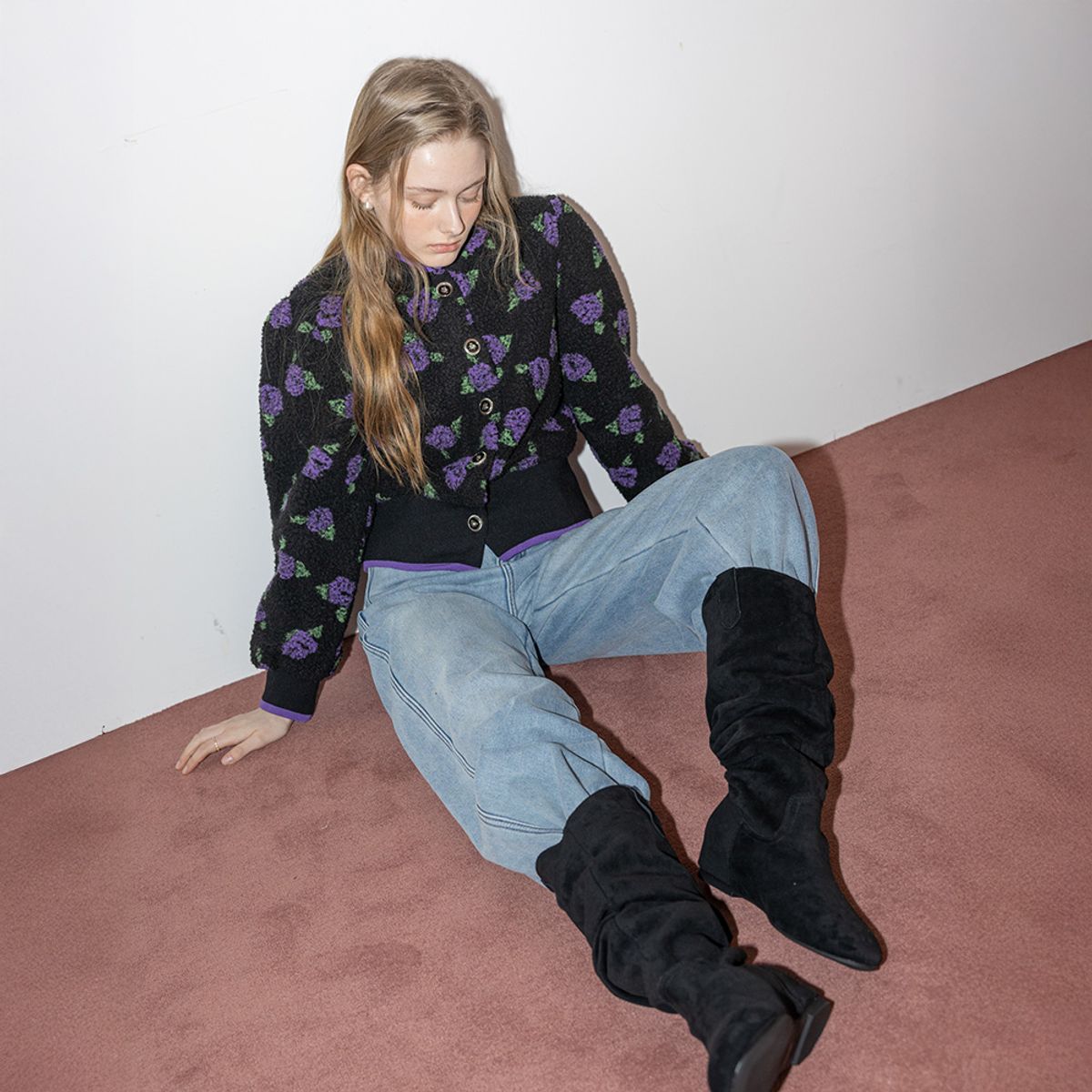 던드롭(DUNDROP) DD_Warm casual denim pants_2color