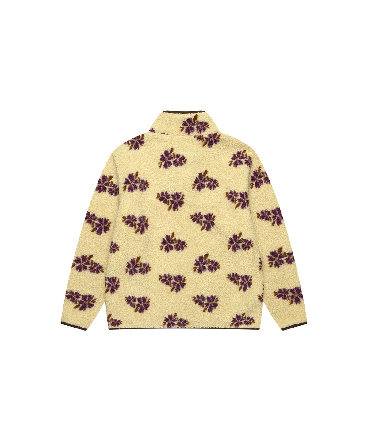 스튜디오앤파르크(STUDIO&PARC) Floral Fleece Button Sweatshirt_Beige