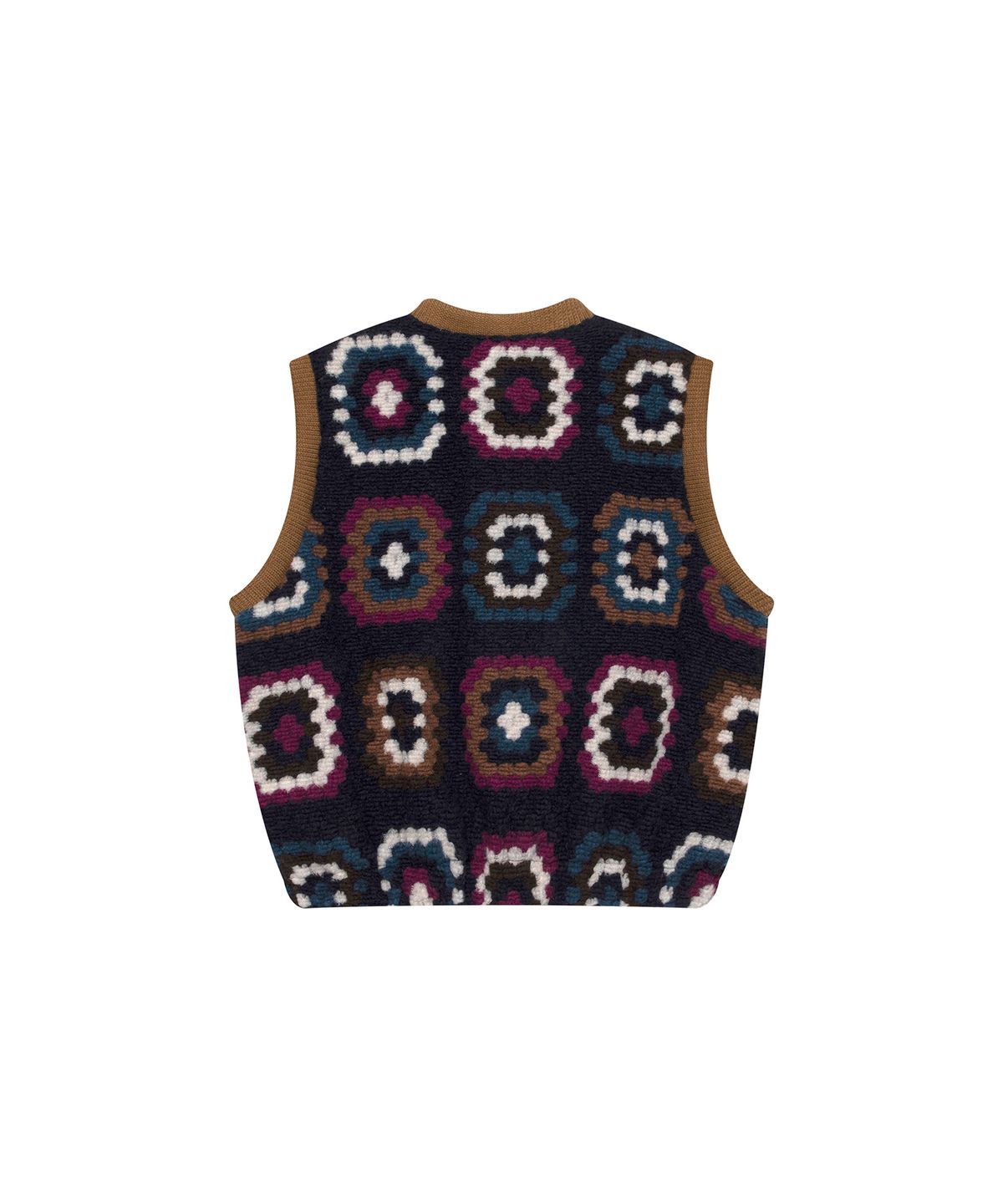 스튜디오앤파르크(STUDIO&PARC) Crochet Patchwork Vest_Navy