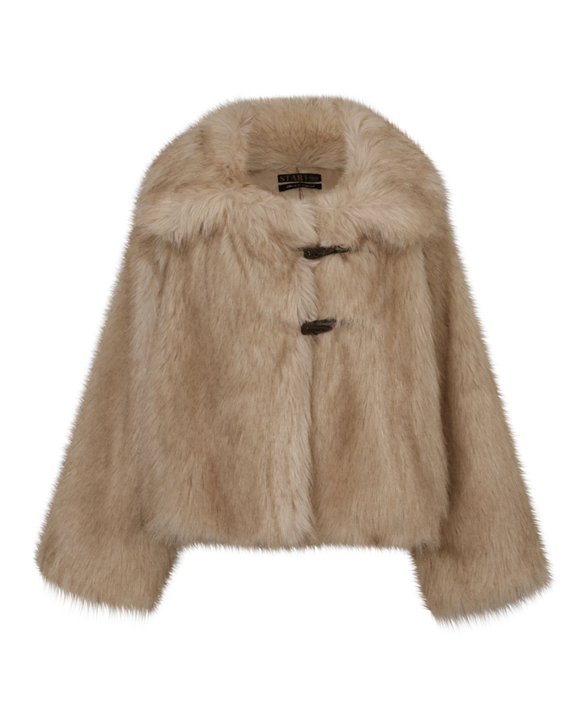 루루서울(LOULOUSEOUL) Fluffy Double Fur Jacket (Beige)