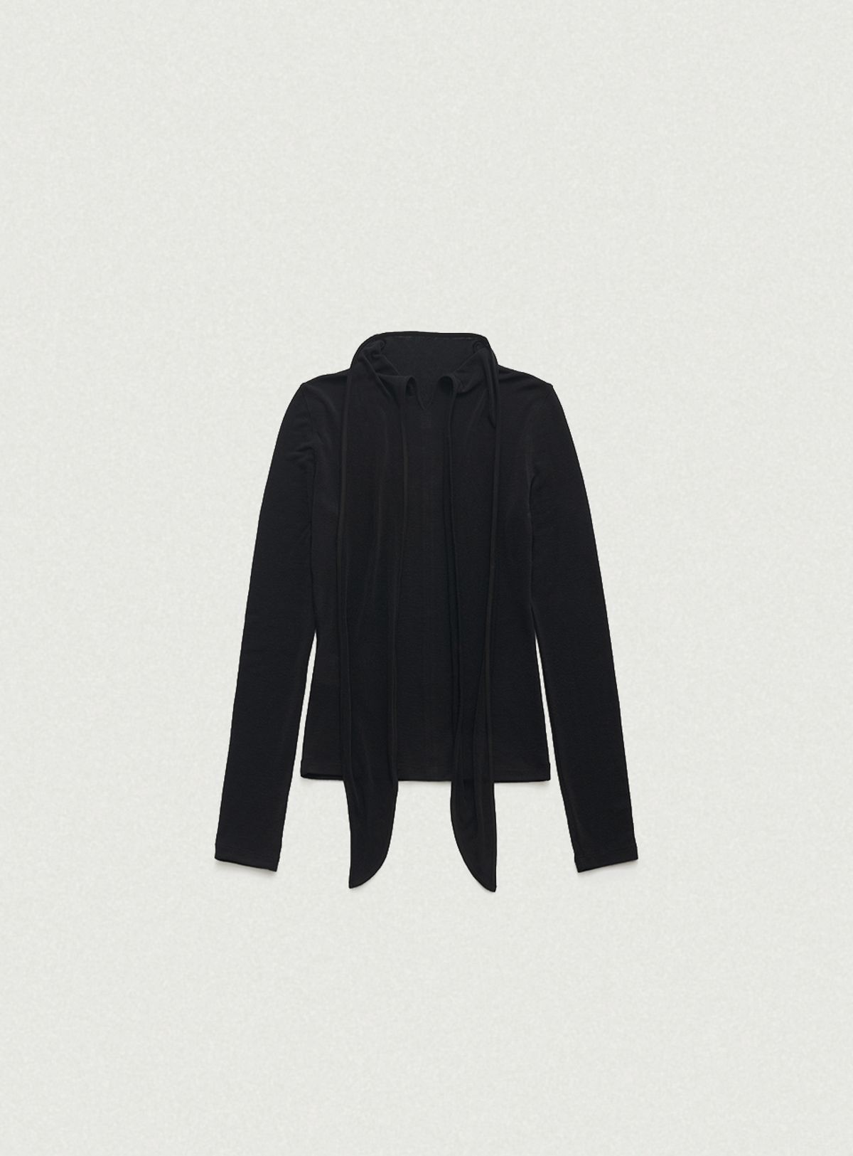더바넷(THEBARNNET) Noue Tie T-shirt_Black