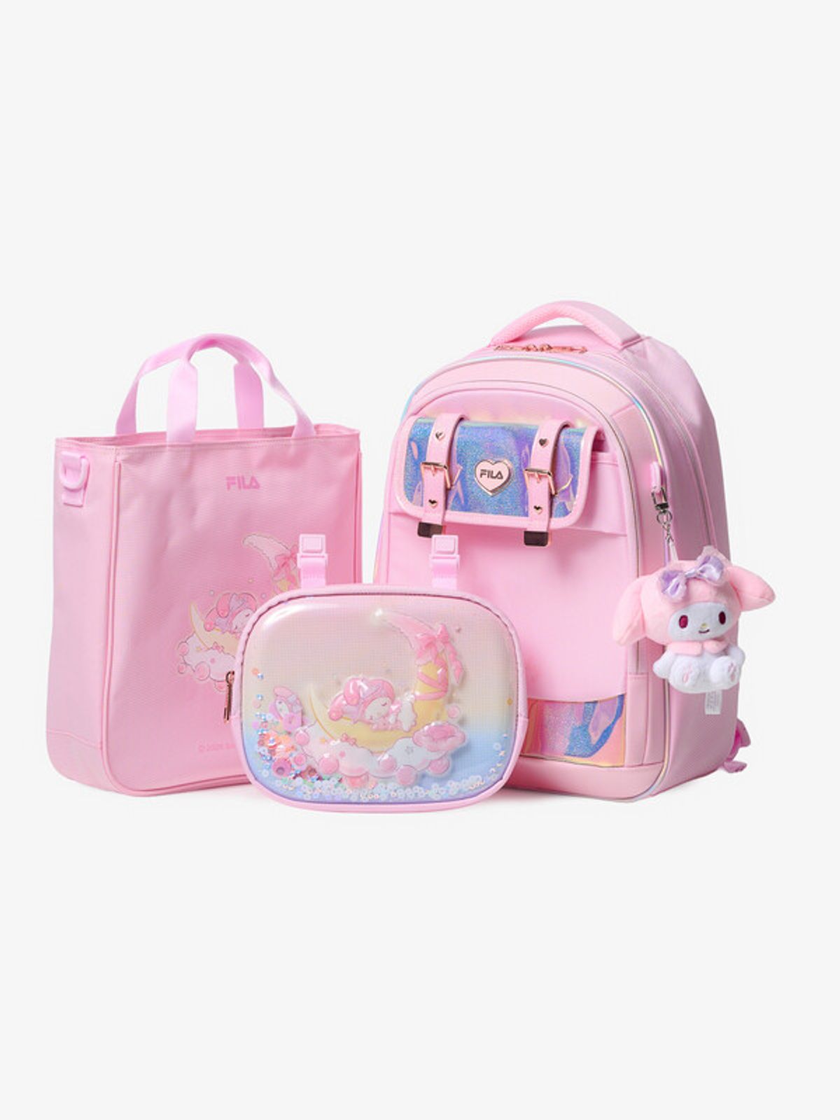휠라 키즈(FILA KIDS) 마이멜로디 듀잇백팩 SET