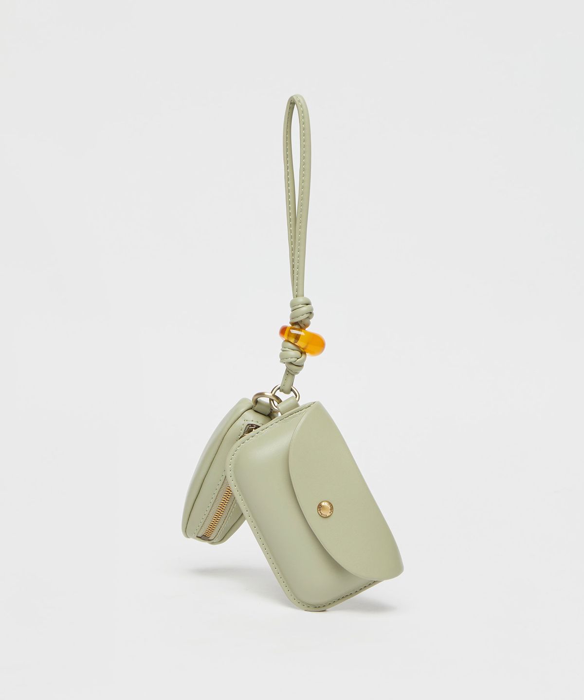 아카이브앱크(ARCHIVEPKE) Shell flap wallet(Pistachio)_OVADX25206LKK