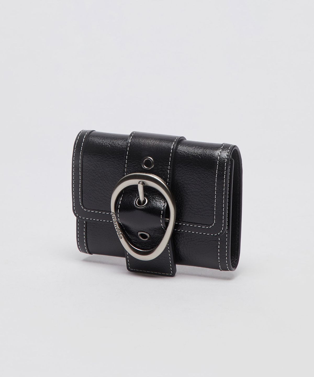 아카이브앱크(ARCHIVEPKE) Buckle wallet(Deep sleep)_OVADX25208BLK