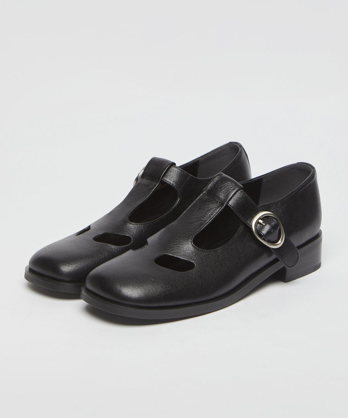 아카이브앱크(ARCHIVEPKE) Buckle strap pumps(Deep sleep)_OK1DX25206BLK