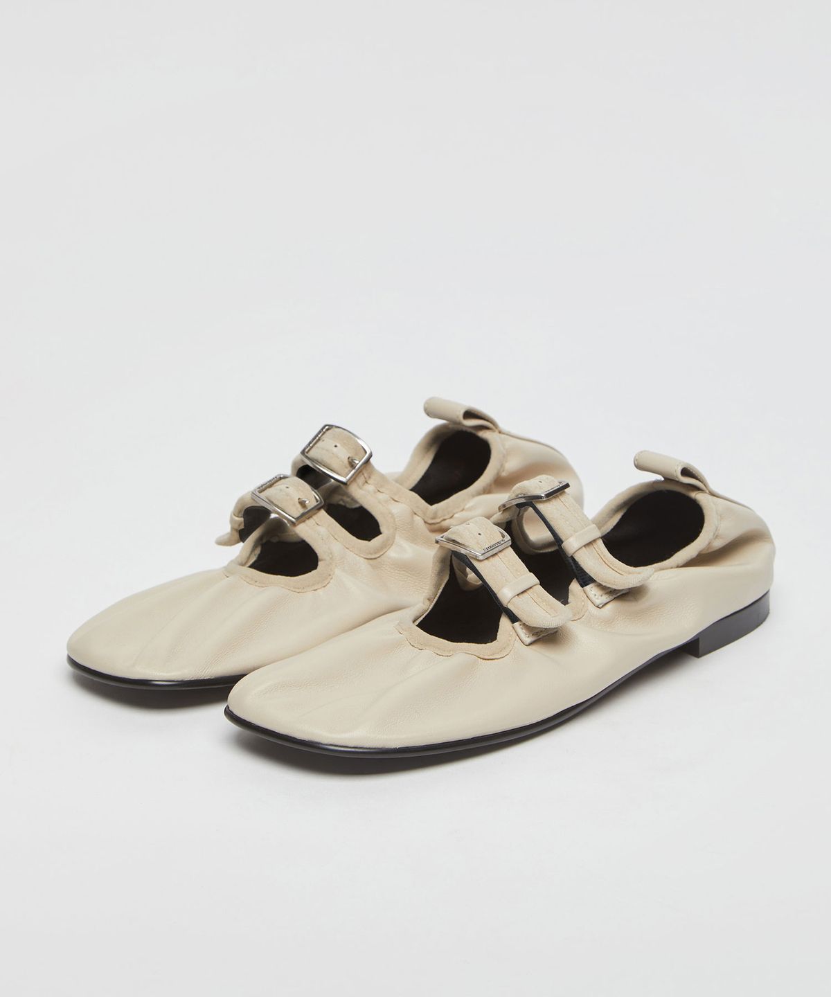 아카이브앱크(ARCHIVEPKE) Wrinkle flat(Cream)_OK1DX25205CRR