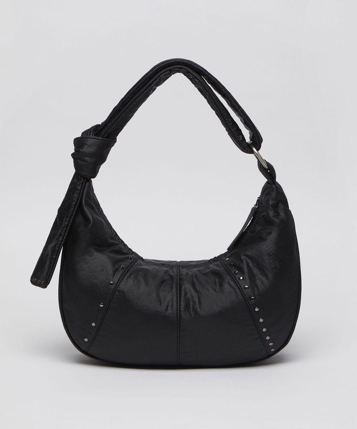 아카이브앱크(ARCHIVEPKE) Freckle hobo bag(Deep sleep)_OVBAX25306BLK