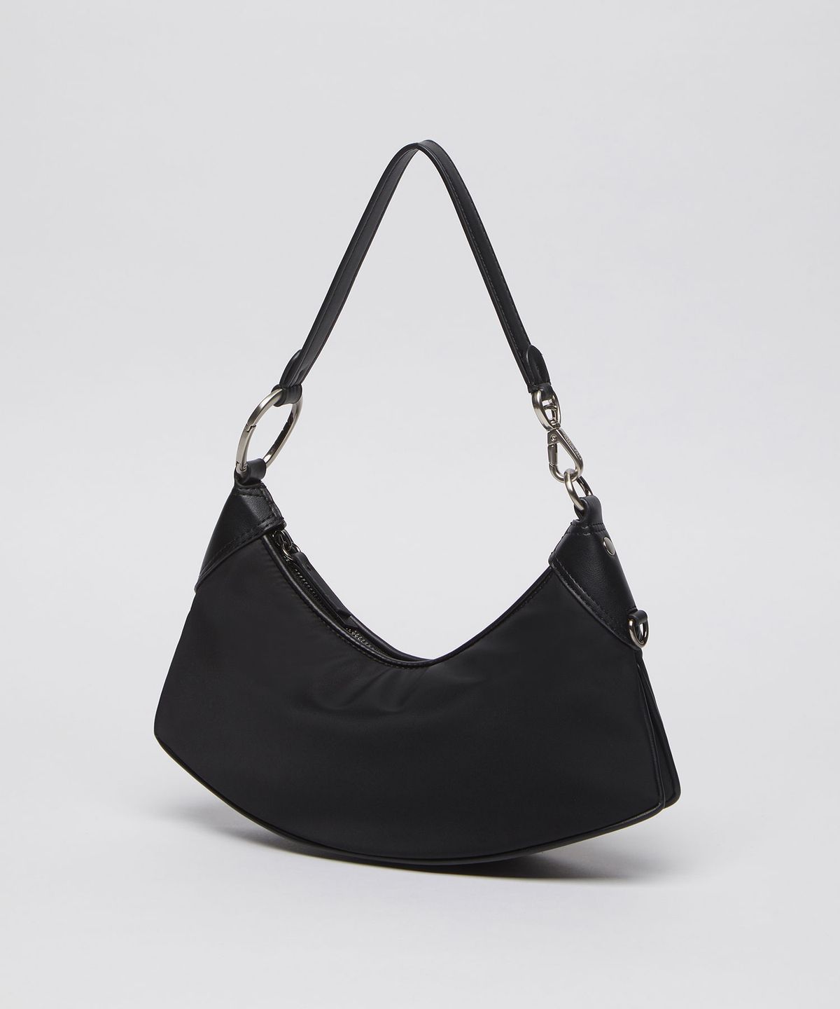 아카이브앱크(ARCHIVEPKE) Buckle frame bag(Nylon black)_OVBSX25302BLK