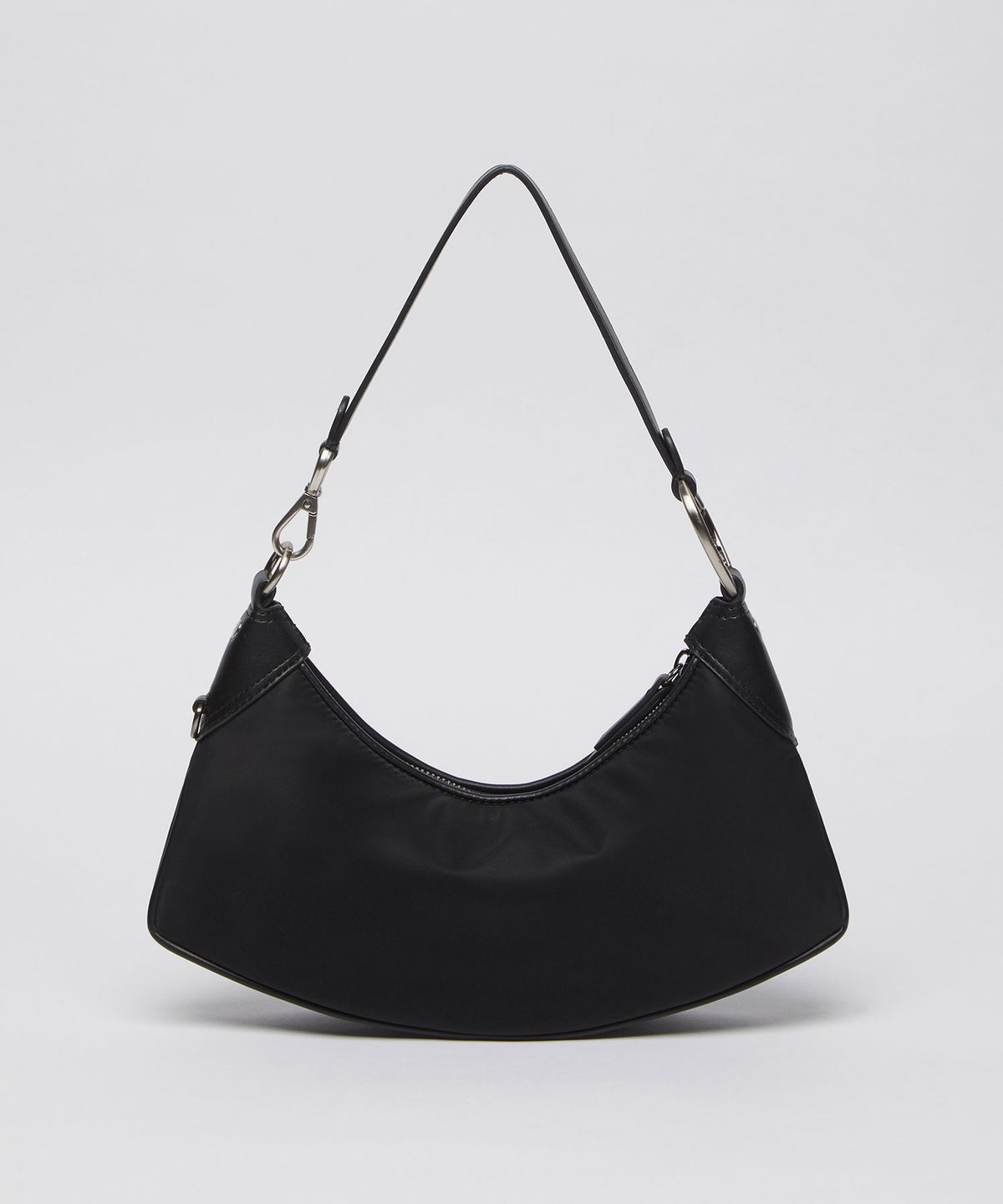 아카이브앱크(ARCHIVEPKE) Buckle frame bag(Nylon black)_OVBSX25302BLK