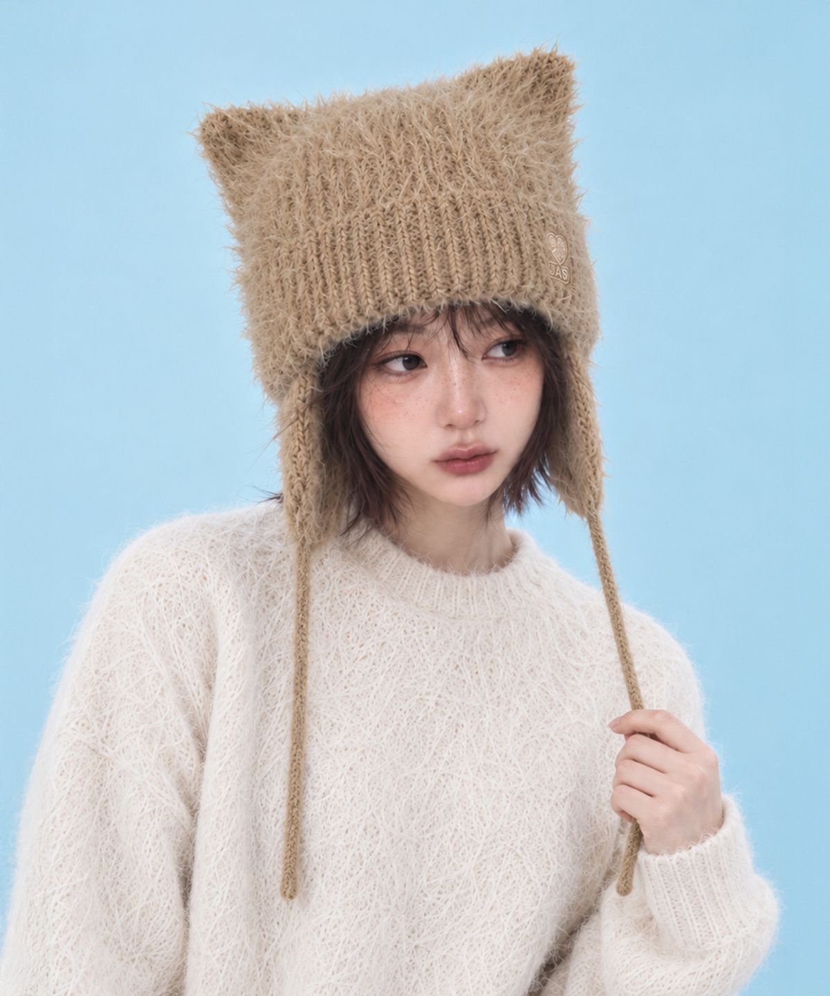 조셉앤스테이시(JOSEPH&STACEY) Lucky JAS Earflap Cat Beanie (ALL)