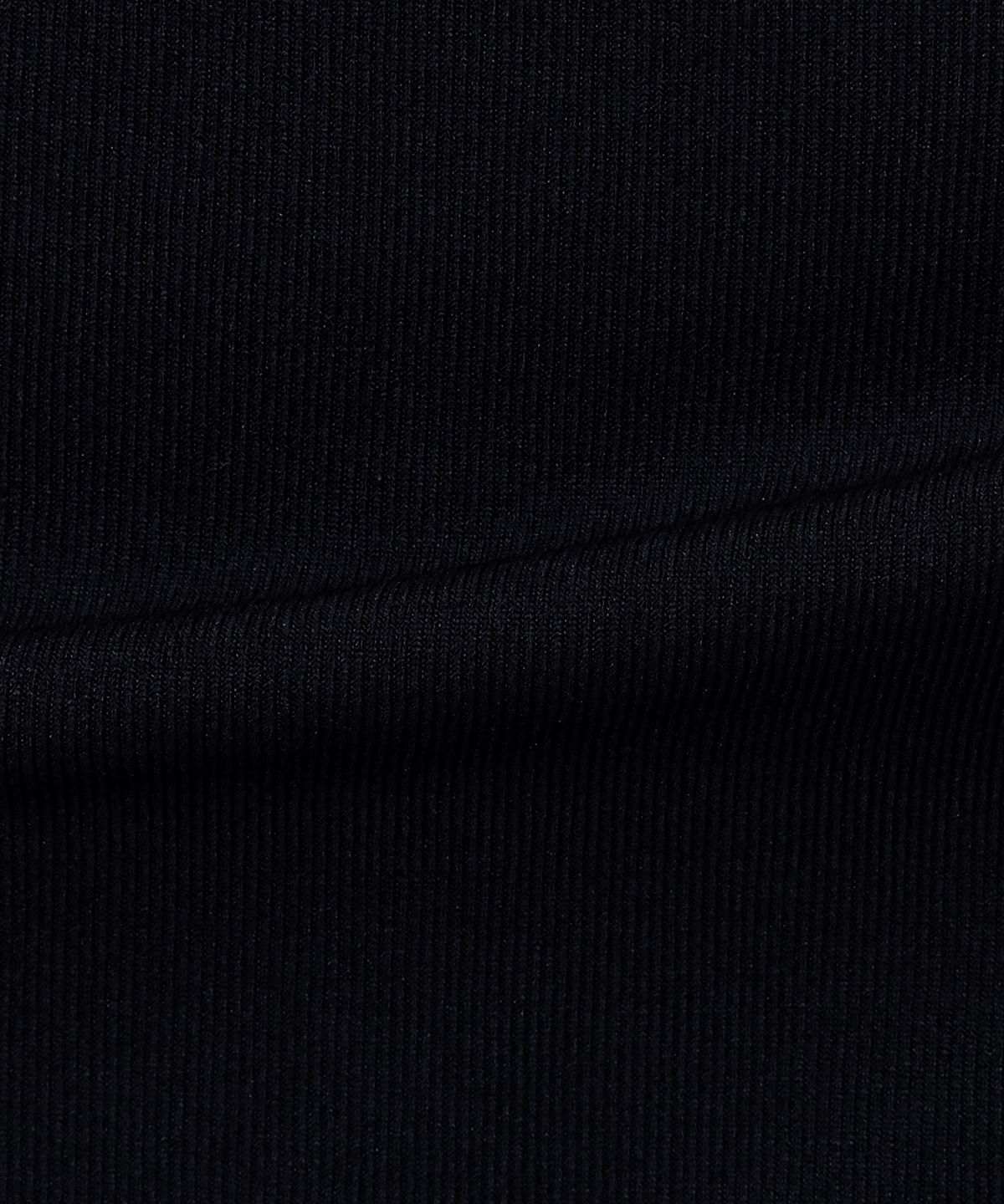 베이직하우스(BASIC HOUSE) 여성 찰랑 골지 스판 밴딩 스트링 와이드 팬츠 블랙