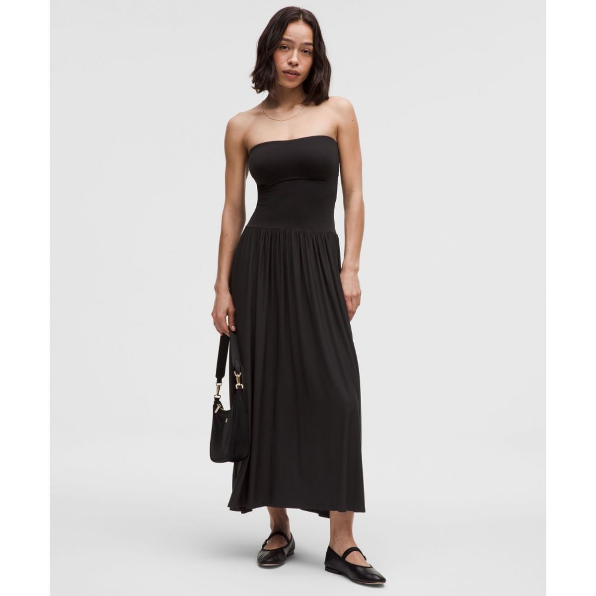 룰루레몬(LULULEMON) 투인원 맥시 드레스  BLK