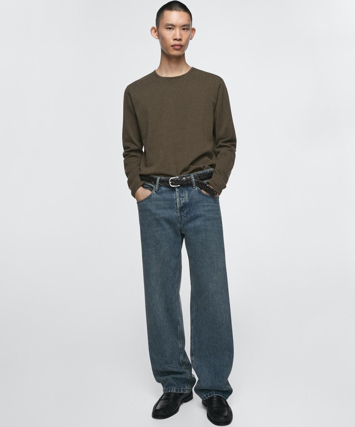 마시모두띠(MASSIMO DUTTI) 와이드 레그 진