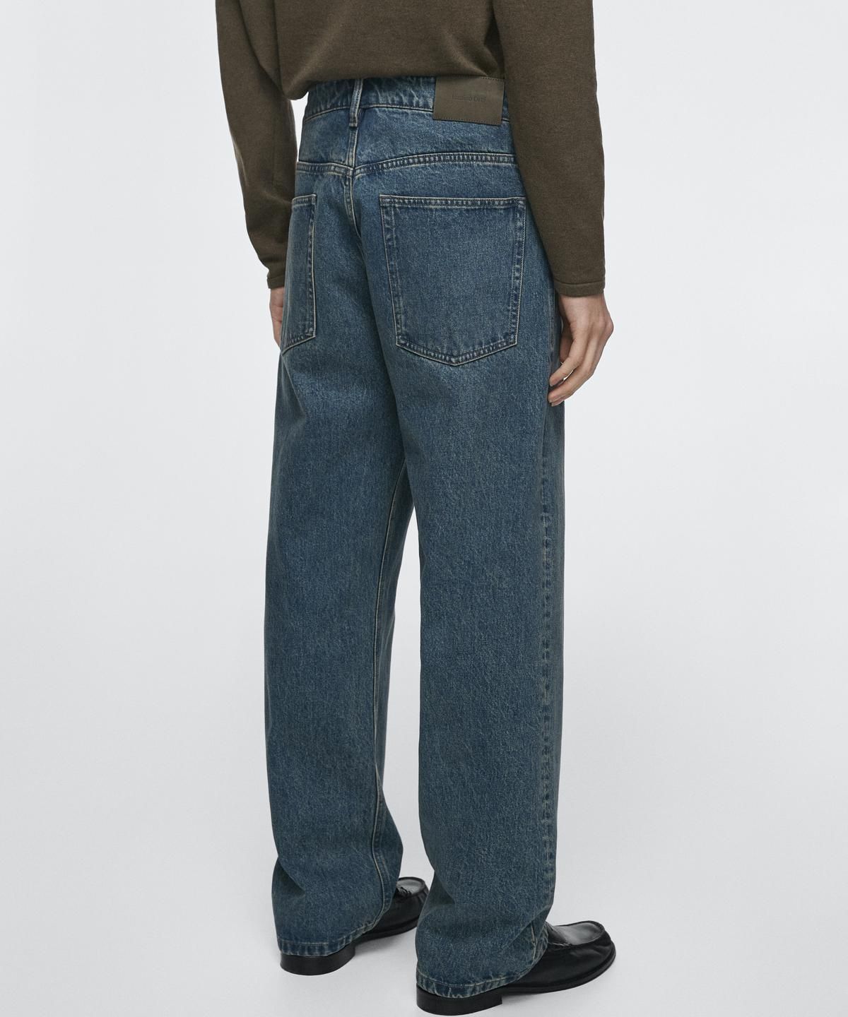 마시모두띠(MASSIMO DUTTI) 와이드 레그 진