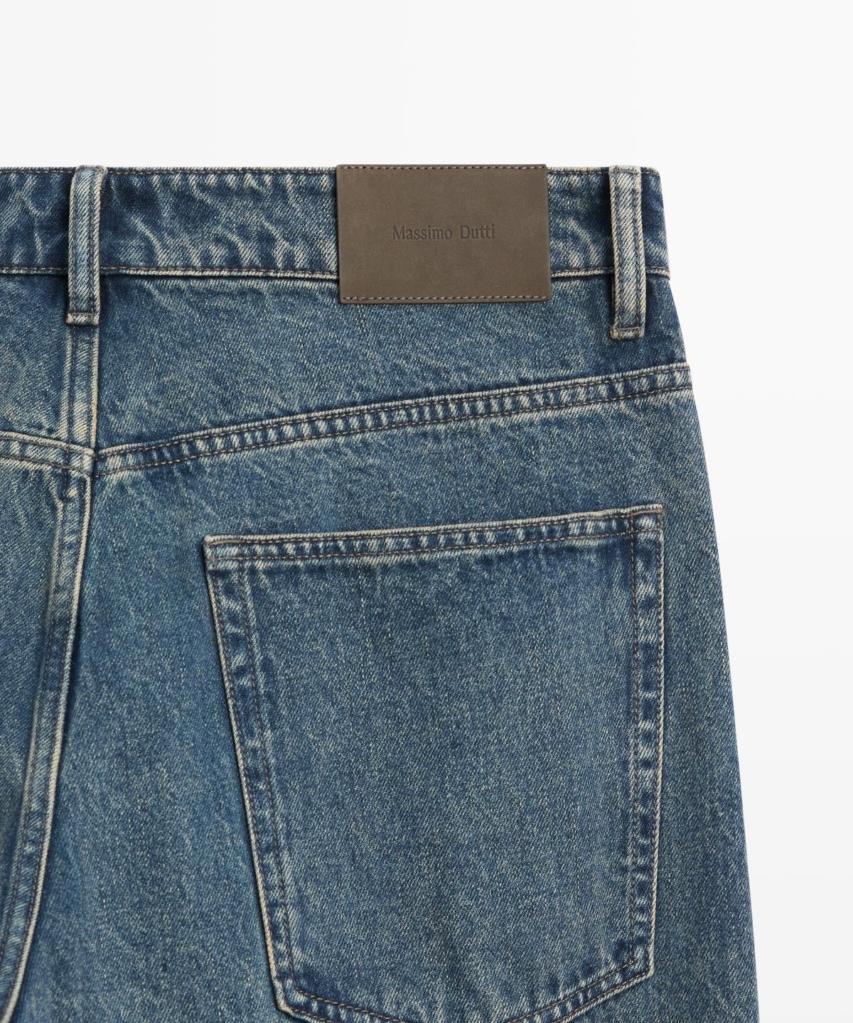마시모두띠(MASSIMO DUTTI) 와이드 레그 진