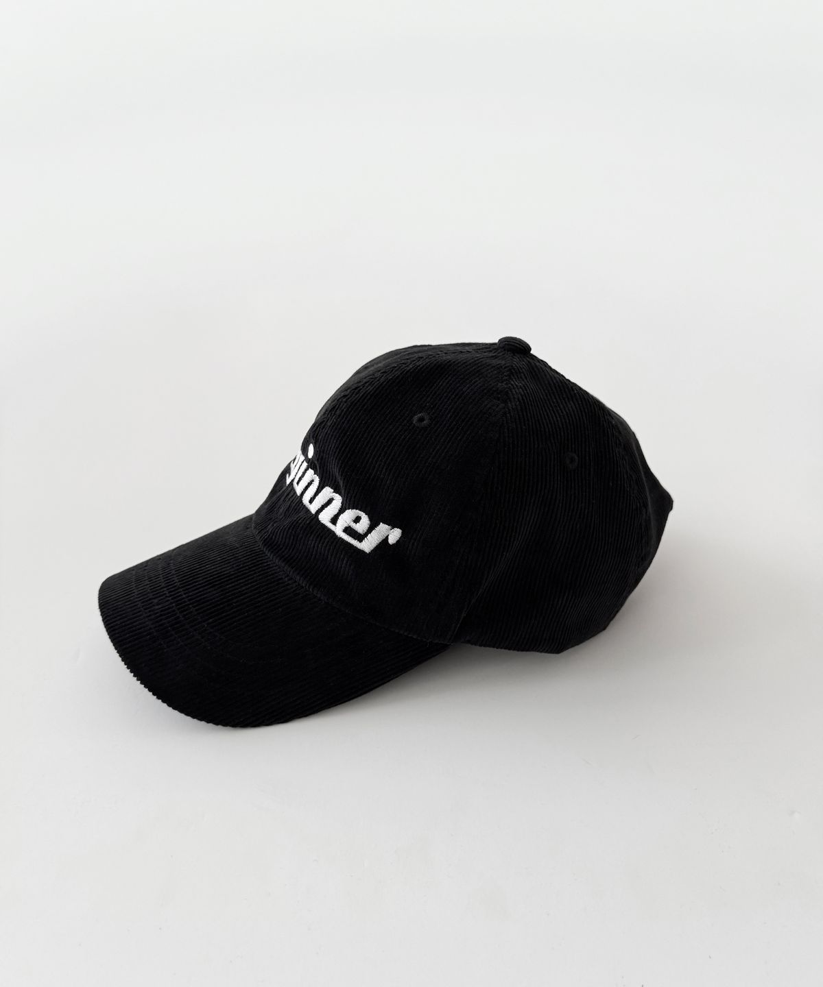 테니스 보이 클럽(TENNIS BOY CLUB) BEGINNER CORDUROY BALL CAP BLACK