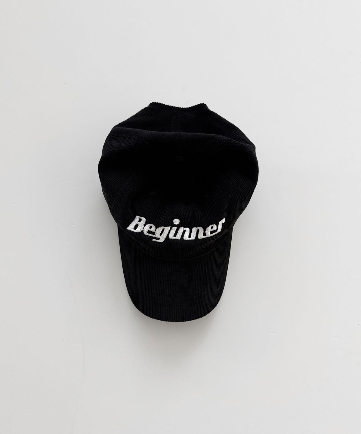 테니스 보이 클럽(TENNIS BOY CLUB) BEGINNER CORDUROY BALL CAP BLACK