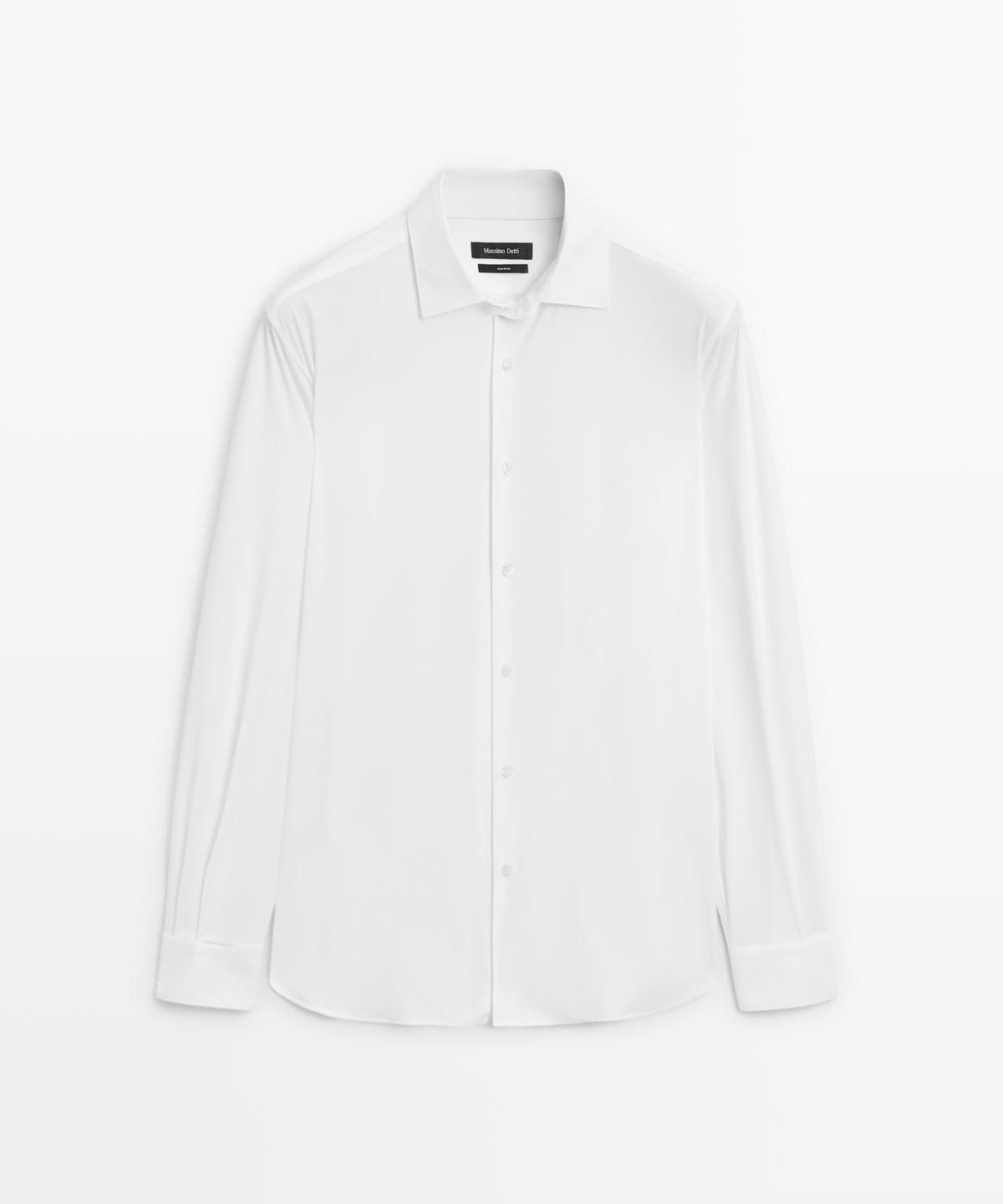 마시모두띠(MASSIMO DUTTI) 슬림핏 스트레치 셔츠