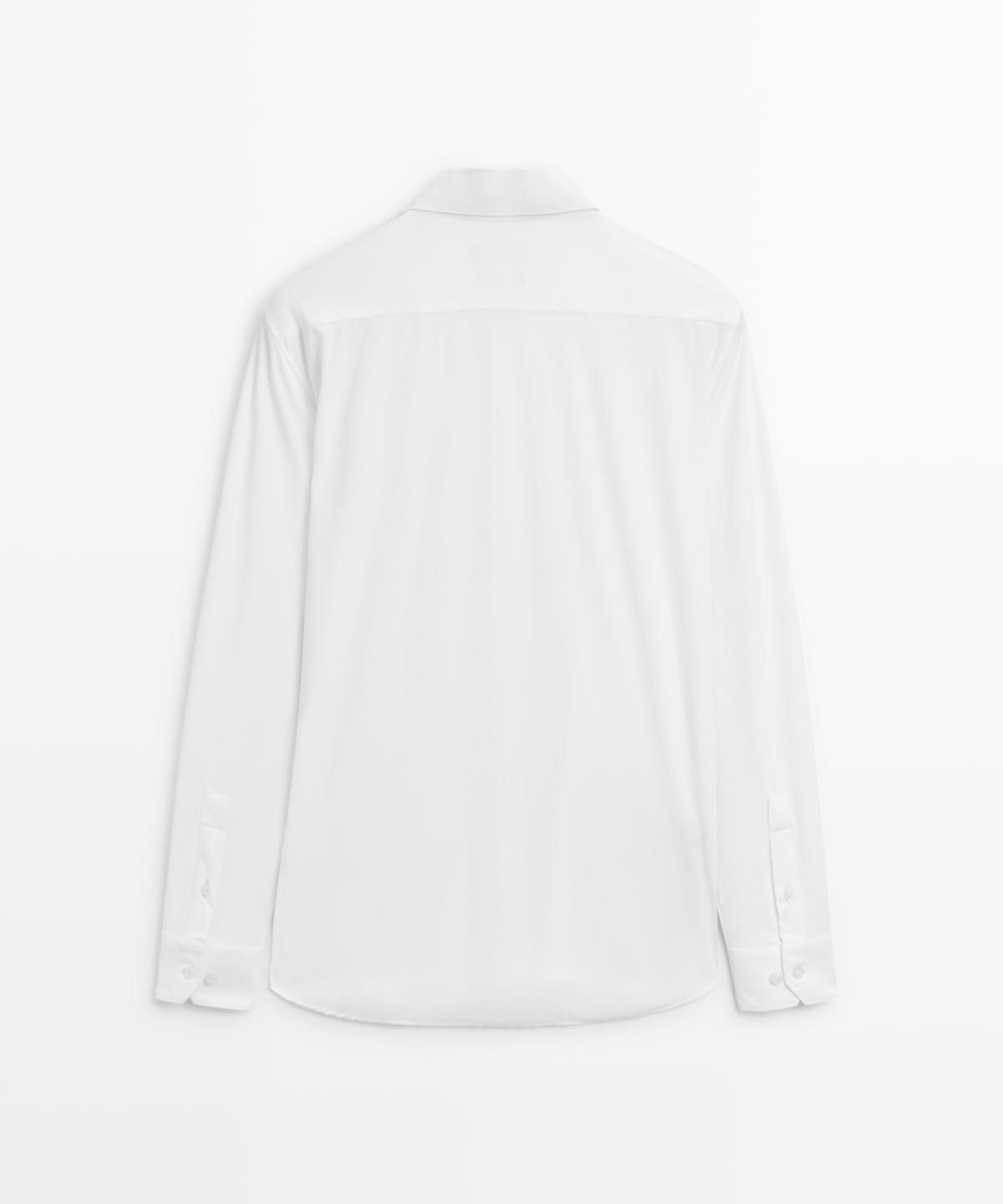 마시모두띠(MASSIMO DUTTI) 슬림핏 스트레치 셔츠