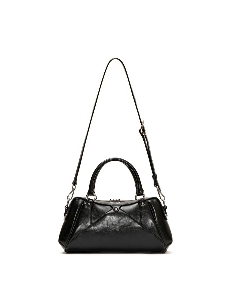 MUSINSA公式 | SUNBURNPROJECT Faux Leather Mini M.O.S Bag, BLACK