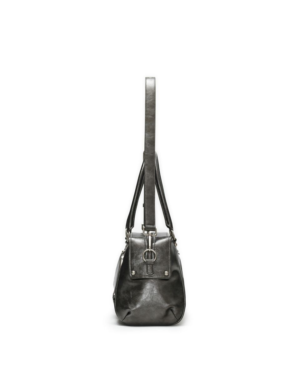 MUSINSA | SUNBURNPROJECT Faux Leather M.O.S Bag, METAL