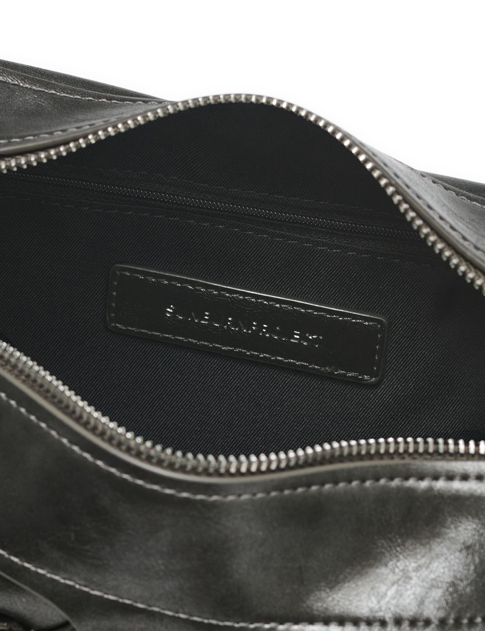 MUSINSA | SUNBURNPROJECT Faux Leather M.O.S Bag, METAL