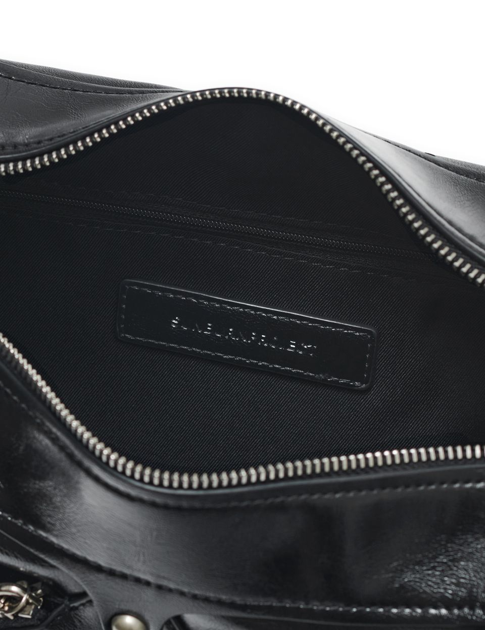MUSINSA | SUNBURNPROJECT Faux Leather M.O.S Bag, BLACK